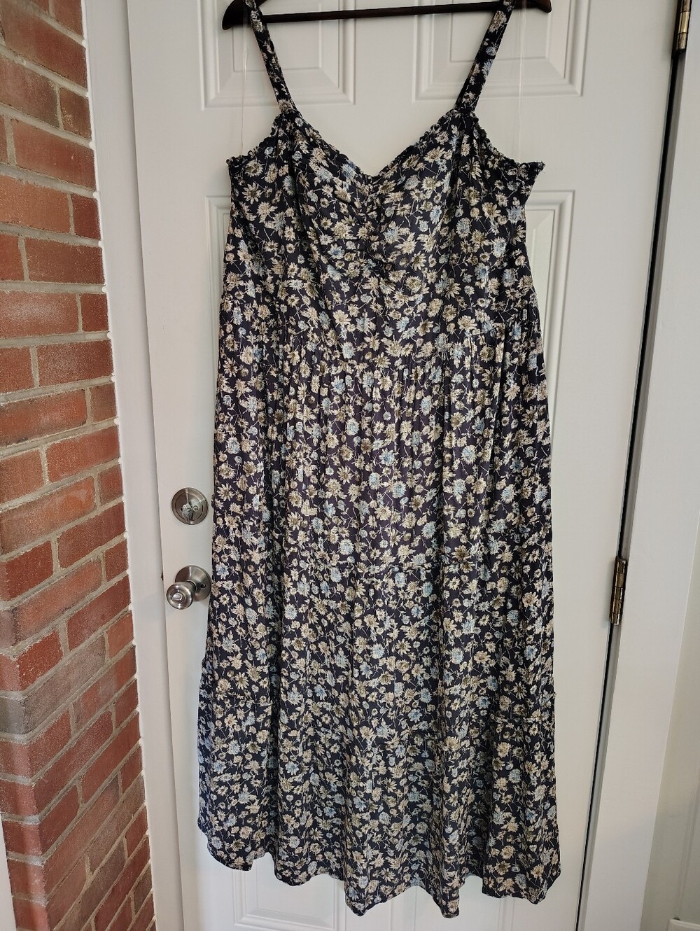 Lane Bryant Floral Smocked Bodice Maxi Sundress - Size 20